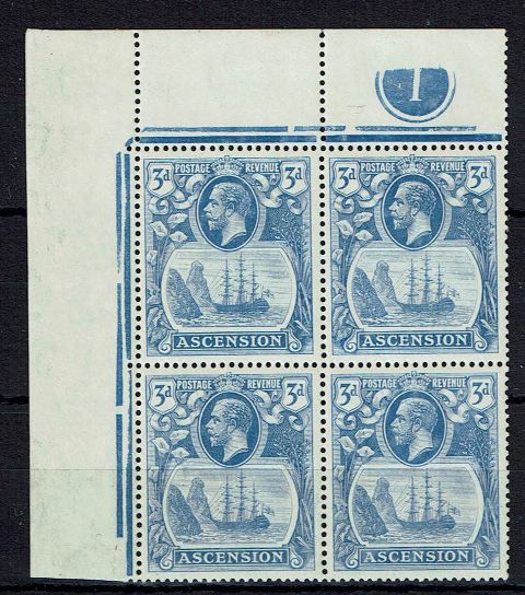 Image of Ascension SG 14/14a UMM British Commonwealth Stamp